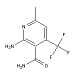 2-amino-6-methyl-4-(trifluoromethyl)pyridine-3-carboxamide