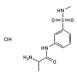 2-amino-N-[3-(methylsulfamoyl)phenyl]propanamide hydrochloride