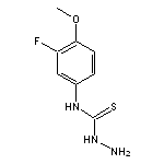 3-amino-1-(3-fluoro-4-methoxyphenyl)thiourea