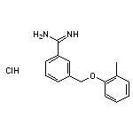 3-(2-methylphenoxymethyl)benzene-1-carboximidamide hydrochloride