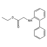 ethyl 2-[(2-phenylphenyl)amino]acetate