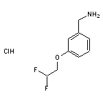 [3-(2,2-difluoroethoxy)phenyl]methanamine hydrochloride