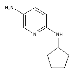 2-N-cyclopentylpyridine-2,5-diamine