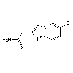 2-{6,8-dichloroimidazo[1,2-a]pyridin-2-yl}ethanethioamide