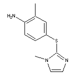 2-methyl-4-[(1-methyl-1H-imidazol-2-yl)sulfanyl]aniline