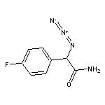 2-azido-2-(4-fluorophenyl)acetamide