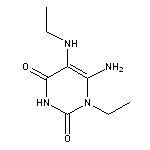 6-amino-1-ethyl-5-(ethylamino)-1,2,3,4-tetrahydropyrimidine-2,4-dione