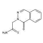 2-(1-oxo-1,2-dihydrophthalazin-2-yl)ethanethioamide