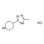 4-(5-Methyl-4H-1,2,4-triazol-3-yl)piperidine Hydrochloride