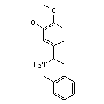 1-(3,4-dimethoxyphenyl)-2-(2-methylphenyl)ethan-1-amine