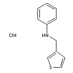 N-(thiophen-3-ylmethyl)aniline hydrochloride