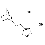 N-(thiophen-2-ylmethyl)-1-azabicyclo[2.2.2]octan-3-amine dihydrochloride