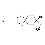 8-(aminomethyl)-1,4-dioxaspiro[4.5]decan-8-ol hydrochloride