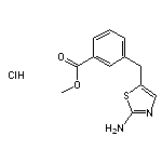 methyl 3-[(2-amino-1,3-thiazol-5-yl)methyl]benzoate hydrochloride