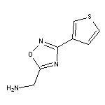 [3-(thiophen-3-yl)-1,2,4-oxadiazol-5-yl]methanamine