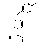 6-(4-fluorophenoxy)-N’-hydroxypyridine-3-carboximidamide