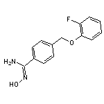 4-(2-fluorophenoxymethyl)-N’-hydroxybenzene-1-carboximidamide