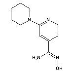 N’-hydroxy-2-(piperidin-1-yl)pyridine-4-carboximidamide