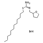 (dodecylsulfanyl)-N’-(oxolan-2-ylmethyl)methanimidamide hydrobromide