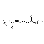 tert-butyl N-[3-(hydrazinecarbonyl)propyl]carbamate