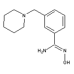 N’-hydroxy-3-(piperidin-1-ylmethyl)benzene-1-carboximidamide