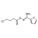 (Z)-[amino(thiophen-2-yl)methylidene]amino 4-chlorobutanoate