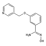 N’-hydroxy-3-(pyridin-3-ylmethoxy)benzene-1-carboximidamide