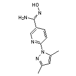 6-(3,5-dimethyl-1H-pyrazol-1-yl)-N’-hydroxypyridine-3-carboximidamide