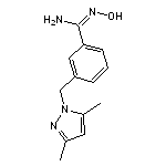 3-[(3,5-dimethyl-1H-pyrazol-1-yl)methyl]-N’-hydroxybenzene-1-carboximidamide