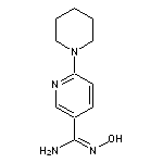 N’-hydroxy-6-(piperidin-1-yl)pyridine-3-carboximidamide