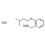 [2-(3-methylbutoxy)phenyl]methanamine hydrochloride