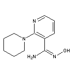 N’-hydroxy-2-(piperidin-1-yl)pyridine-3-carboximidamide