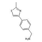 [4-(2-methyl-1,3-thiazol-4-yl)phenyl]methanamine