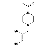 2-(4-acetylpiperazin-1-yl)-N’-hydroxyethanimidamide