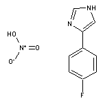 4-(4-fluorophenyl)-1H-imidazole, nitric acid