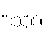 3-chloro-4-(pyridin-2-ylsulfanyl)aniline