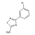 3-(3-chlorophenyl)-1,2,4-thiadiazol-5-amine