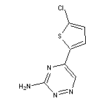 5-(5-chlorothiophen-2-yl)-1,2,4-triazin-3-amine