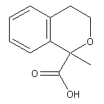 1-methyl-3,4-dihydro-1H-2-benzopyran-1-carboxylic acid