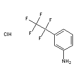 3-(1,1,2,2,2-pentafluoroethyl)aniline hydrochloride