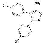 3,4-bis(4-chlorophenyl)-1,2-oxazol-5-amine