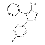 3-(4-fluorophenyl)-4-phenyl-1,2-oxazol-5-amine