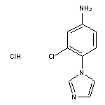 3-chloro-4-(1H-imidazol-1-yl)aniline hydrochloride