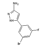 5-(3-bromo-5-fluorophenyl)-1H-pyrazol-3-amine