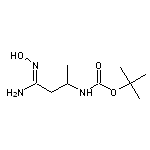 tert-butyl N-[1-(N’-hydroxycarbamimidoyl)propan-2-yl]carbamate