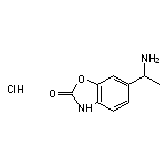 6-(1-aminoethyl)-2,3-dihydro-1,3-benzoxazol-2-one hydrochloride