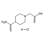 2-(4-carbamoylpiperidin-1-yl)acetic acid hydrochloride