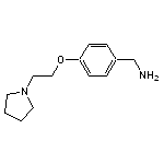 {4-[2-(pyrrolidin-1-yl)ethoxy]phenyl}methanamine