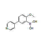 2-Methoxy-5-(4-pyridyl)phenylboronic Acid