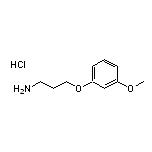 3-(3-Methoxyphenoxy)propan-1-amine Hydrochloride